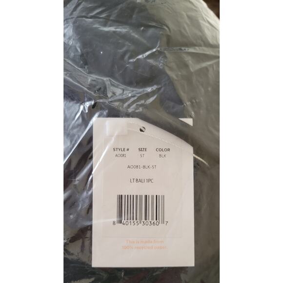 NWT Andie Swim The Bali One-Piece Size Small Tall Black - Picture 4 of 4